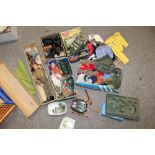 A BOX OF VINTAGE PALITOY ACTION MAN AND A QUANTITY OF ACCESSORIES