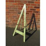 A VINTAGE PAINTED EASEL H-112 CM