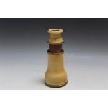 AN ANTIQUE IVORY MONOCULAR, extended length 14.5 cm Condition Report:various splits to ivory