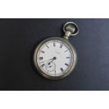 A LARGE ELGIN U.S.A. POCKET WATCH, Dia 5.75 cm