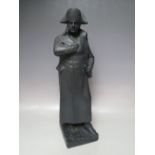 A NAPOLEON BONAPARTE SCULPTURE BY AUSTIN PRODUCTIONS, the cast figure in a gunmetal finish,