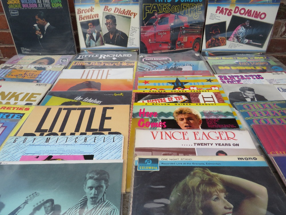 A COLLECTION OF ROCK 'N' ROLL LP RECORDS ETC., artists include Fats Domino, Chuck Berry, Do Diddley