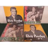 FIVE ELVIS PRESLEY 10" LP RECORDS, comprising HMV The Best of Elvis DLP 1159 homemade cover, 2 x E