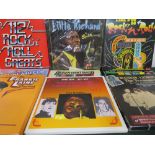 A SELECTION OF BOX SET LP RECORDS, to include Frankie Lymon and The Teenagers, Little Richard and t