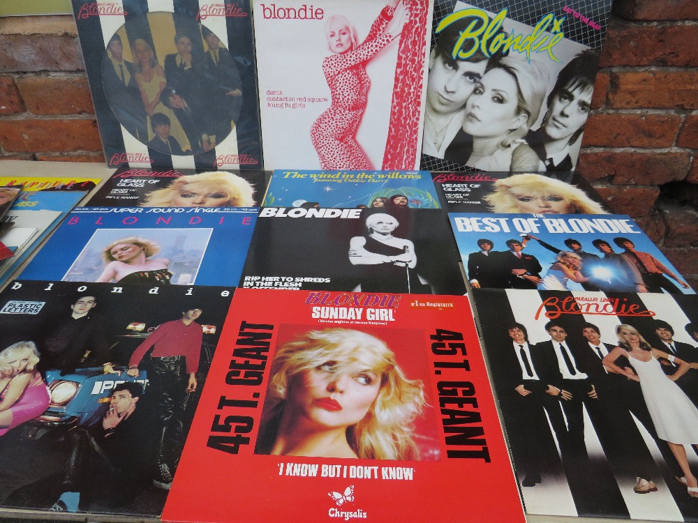 A COLLECTION OF BLONDIE LP'S AND 12" SINGLES, to include Parallel Lines picture disc, The Wind In T - Image 2 of 10