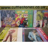 FOUR JAPANESE ELVIS PRESLEY LP RECORDS, comprising Elvis Presley Rock n Roll album RCA-9123-24 ster