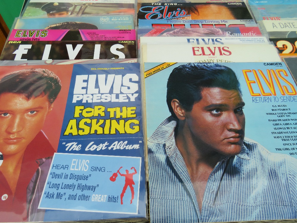 A COLLECTION OF APPROXIMATELY 65 ELVIS PRESLEY LP RECORDS, containing some duplicate titles - Image 4 of 10