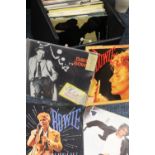 A COLLECTION OF DAVID BOWIE 45 RPM 7" SINGLE RECORDS ETC., various dates and labels, some with orig