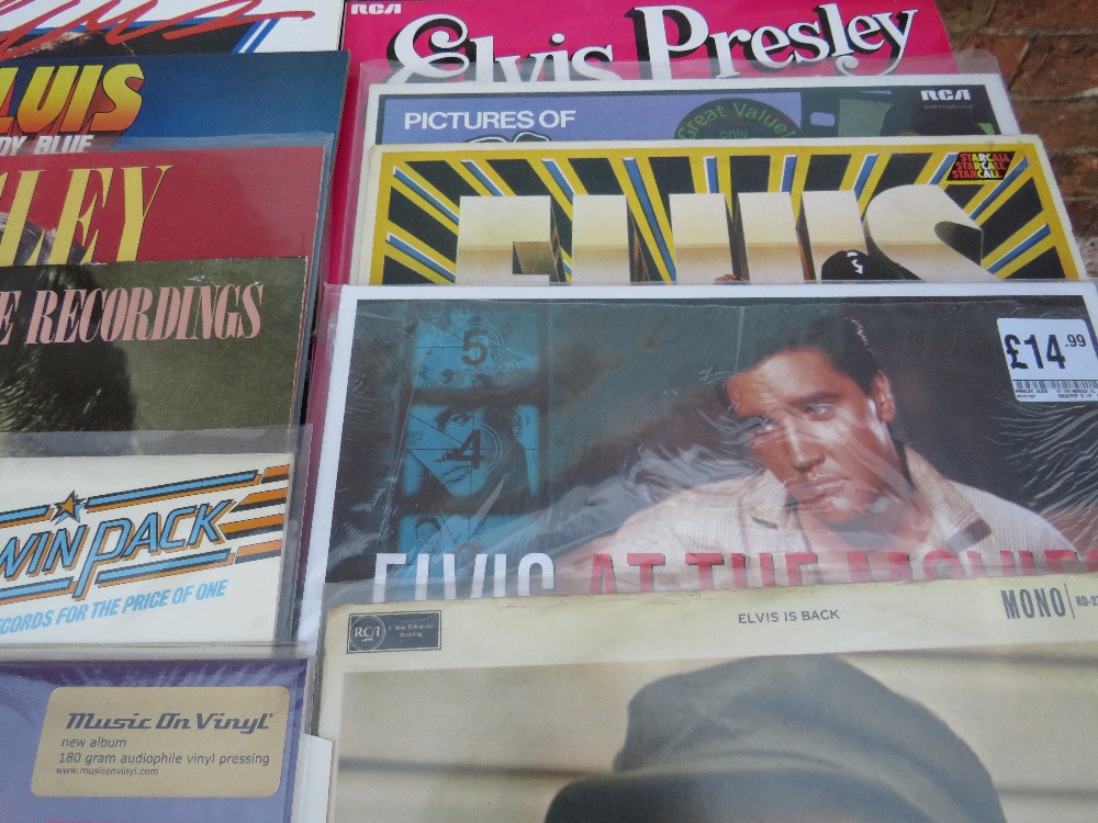 A COLLECTION OF APPROXIMATELY 65 ELVIS PRESLEY LP RECORDS, containing some duplicate titles - Image 9 of 10