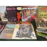 A COLLECTION OF VARIOUS ROCK N ROLL ARTIST AND COMPILATION LP AND 12" SINGLE RECORDS ETC., to inclu