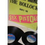 THE SEX PISTOLS - NEVER MIND THE B**LOCKS HERES THE SEX PISTOLS LP Virgin Records 1977, stereo V 2