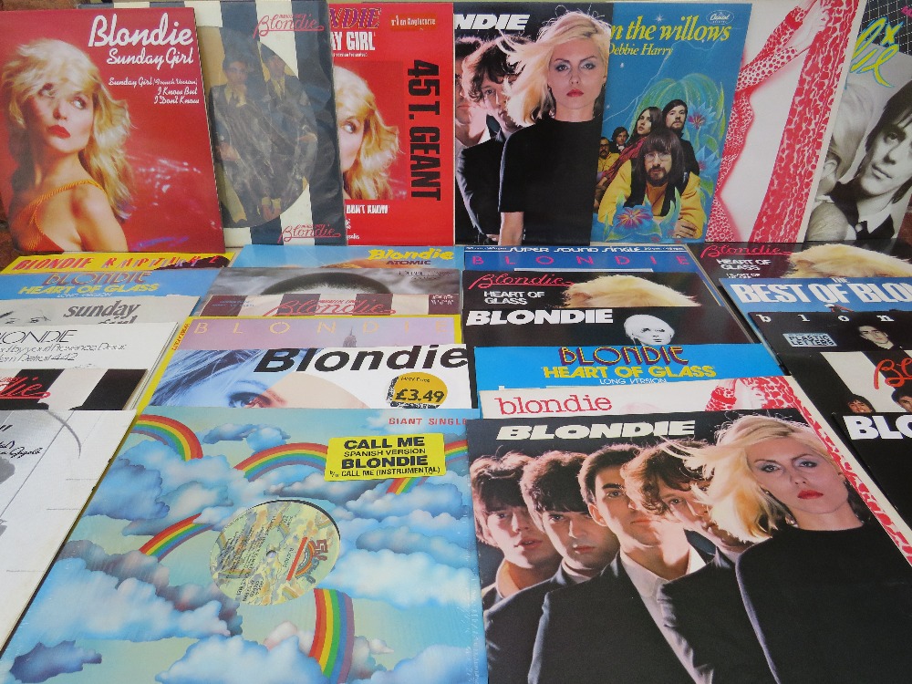 A COLLECTION OF BLONDIE LP'S AND 12" SINGLES, to include Parallel Lines picture disc, The Wind In T