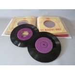 A COLLECTION OF ELVIS PRESLEY 'HIS MASTER'S VOICE' PURPLE LABEL 7" SINGLE RECORDS, to include Heart