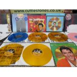 A SELECTION OF ELVIS PRESLEY COLOURED VINYL LP RECORDS, comprising 40 Greatest Hits RCA PL42691(2),