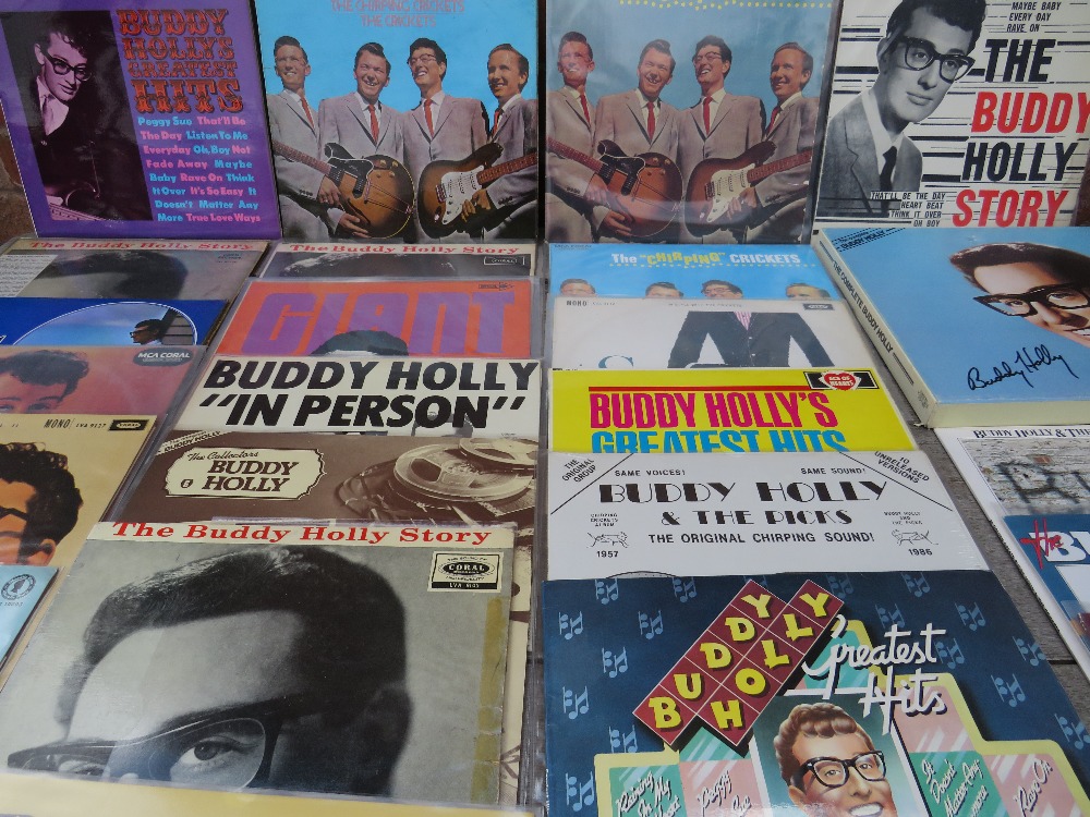 A COLLECTION OF BUDDY HOLLY LP RECORDS, comprising various Coral pressings to include Buddy Holly L