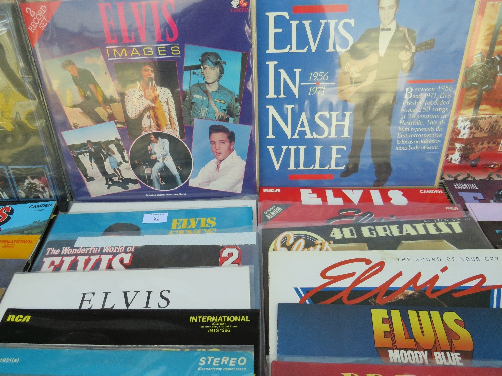 A COLLECTION OF APPROXIMATELY 65 ELVIS PRESLEY LP RECORDS, containing some duplicate titles - Image 5 of 10