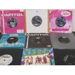 A COLLECTION OF GENE VINCENT 7" SINGLE RECORDS, comprising a selection of Capitol and Columbia labe