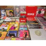A COMPLETE 12 CD BOX SET OF ELVIS AND FRIENDS, together with a part box set of Elvis #1 Hit Singles