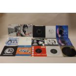 A COLLECTION OF ASSORTED 45 RPM 7/2 SINGLE RECORDS AND EPS ETC., to include The Beatles, Led Zeppli