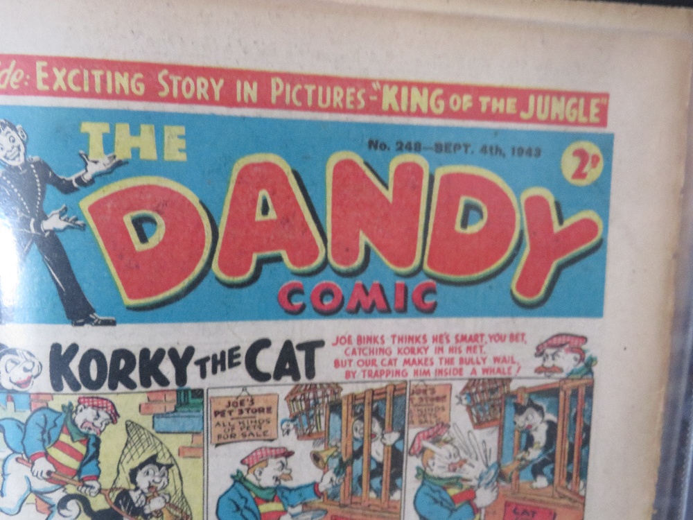 A COLLECTION OF VINTAGE COMICS, to include three 1943 Dandy comics, and a 1946 Beano, together with - Image 6 of 11