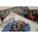 DAVID LEE ROTH - SENSIBLE SHOES, special limited edition tour laminate disc, together with a W.A.S.