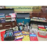A COLLECTION OF ASSORTED VINTAGE CASSETTE TAPES, to include The Beatles, Wings, David Bowie, Cream,