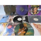 A QUANTITY OF ASSORTED LPS AND 12" SINGLES, various genres to include film scores, picture discs, c