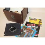 A CASE OF 1960'S/70'S ERA 7" SINGLE 45RPM RECORDS ETC., to include T-Rex, Led Zeppelin, Pink Floyd,