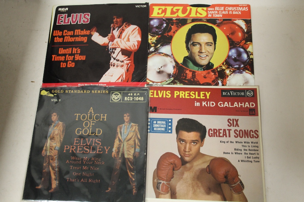 TWO CASES OF ELVIS PRESLEY 45 RPM 7" EPS AND SINGLE RECORDS ETC., various dates and labels to inclu - Image 2 of 6