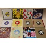 A COLLECTION OF ASSORTED 45 RPM 7" SINGLE RECORDS ETC., to include Duane Eddy, Flying Saucers, Bill