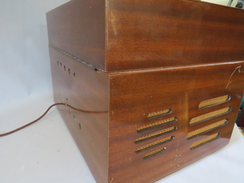 A VINTAGE PYE BLACK BOX, with a Garrard record deck - Image 6 of 8