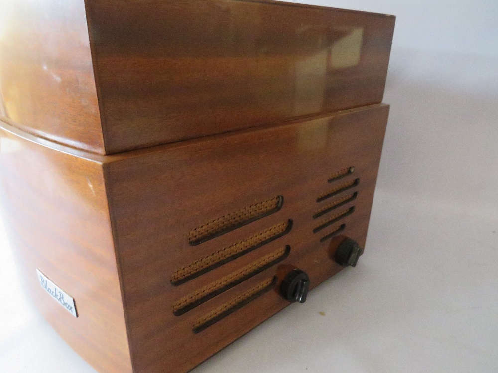 A VINTAGE PYE BLACK BOX, with a Garrard record deck - Image 7 of 8