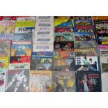 A COLLECTION OF MOSTLY ROCK N ROLL LP RECORDS, to include Jerry Lee Lewis, Matchbox etc, and a sele