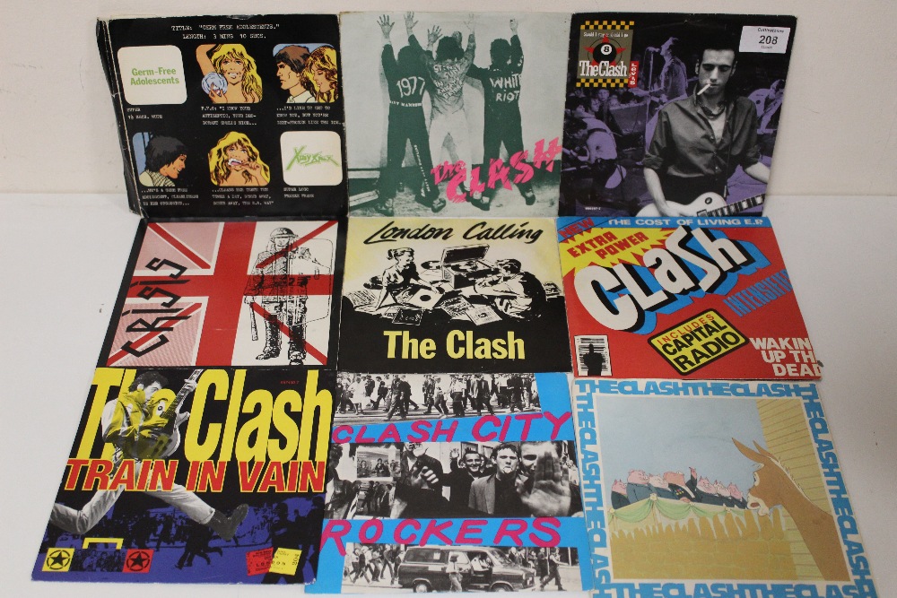 A COLLECTION OF PUNK & ROCK 45 RPM 7" SINGLE RECORDS ETC., to include The Sex Pistols, The Clash, S - Image 2 of 7