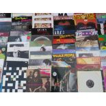 A QUANTITY OF MOSTLY 1970S / 80S EASY LISTENING LP RECORDS ETC, to include Madonna, Elvis Costello,