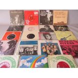 A COLLECTION OF ROCKABILLY 7" SINGLE RECORDS ETC., to include Flash Cats, Johnny Carroll & The Blue