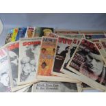 A COLLECTION OF VINTAGE NME NEWSPAPERS, together with a selection of other music papers and cutting