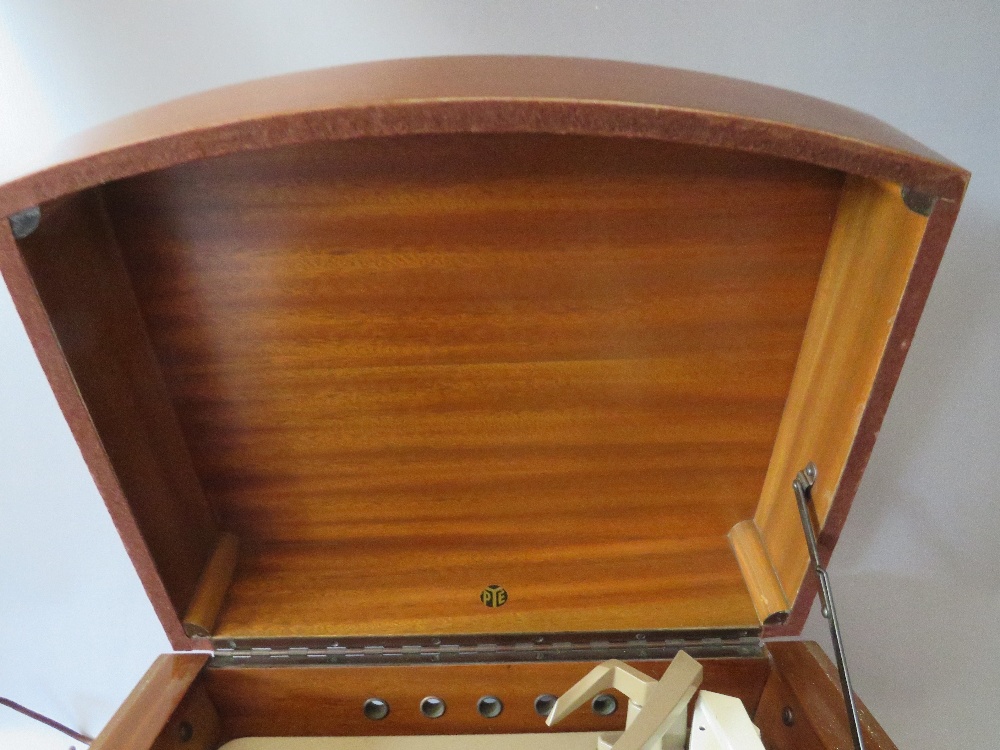 A VINTAGE PYE BLACK BOX, with a Garrard record deck - Image 3 of 8