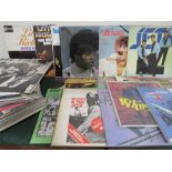 A COLLECTION OF ROCK N ROLL AND ROCKABILLY LP RECORDS ETC, to include Jets, Whirlwind, Jimmie Lee M