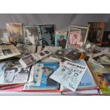 A LARGE COLLECTION OF MAINLY GENE VINCENT EPHEMERA, to include French European tour programme, a se