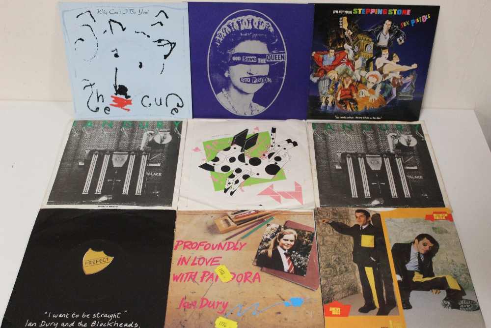 A COLLECTION OF PUNK & ROCK 45 RPM 7" SINGLE RECORDS ETC., to include The Sex Pistols, The Clash, S - Image 4 of 7