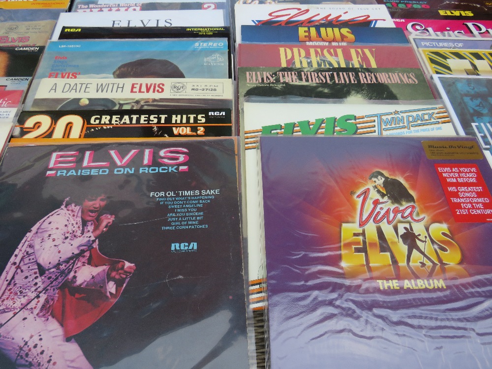 A COLLECTION OF APPROXIMATELY 65 ELVIS PRESLEY LP RECORDS, containing some duplicate titles - Image 7 of 10