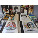 A COLLECTION OF SOTHEBYS AND CHRISTIES MUSIC MEMORABILIA CATALOGUES, together with a collection of