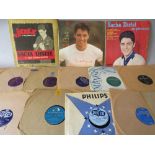 A LARGE COLLECTION OF VINTAGE 78 RPM RECORDS, to include Sacha Distel, Dick Jacobs, Tommy Edwards,