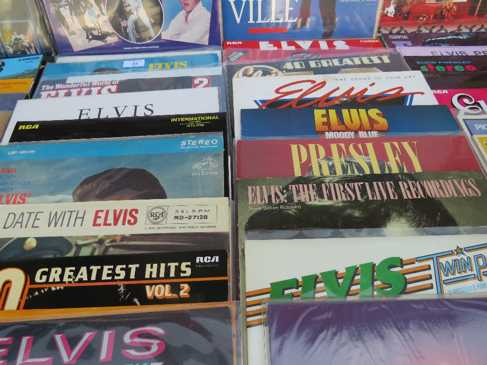 A COLLECTION OF APPROXIMATELY 65 ELVIS PRESLEY LP RECORDS, containing some duplicate titles - Image 6 of 10