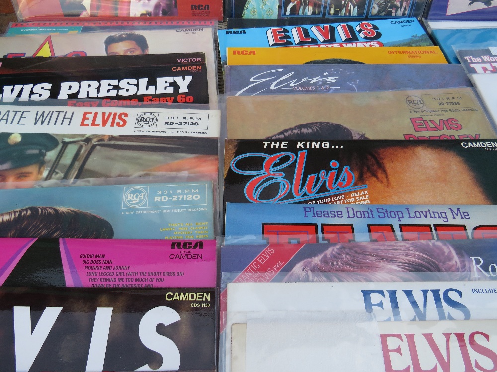 A COLLECTION OF APPROXIMATELY 65 ELVIS PRESLEY LP RECORDS, containing some duplicate titles - Image 3 of 10