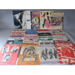 A COLLECTION OF TWENTIETH CENTURY SHEET MUSIC, various artists to include Russ Conway, Blondie, Mar