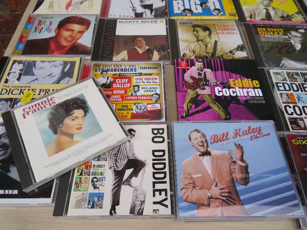 A COLLECTION OF MOSTLY ROCK AND ROLL CDS ETC., to include Eddie Cochran, Freddy Cannon, Ricky Nelso - Image 3 of 8