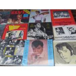 A QUANTITY OF ELVIS PRESLEY COLLECTORS LP RECORDS AND BOX SETS ETC., to include import copies and v