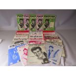 A COLLECTION OF VINTAGE GENE VINCENT SHEET MUSIC, to include Race With The Devil, Who Slapped John?